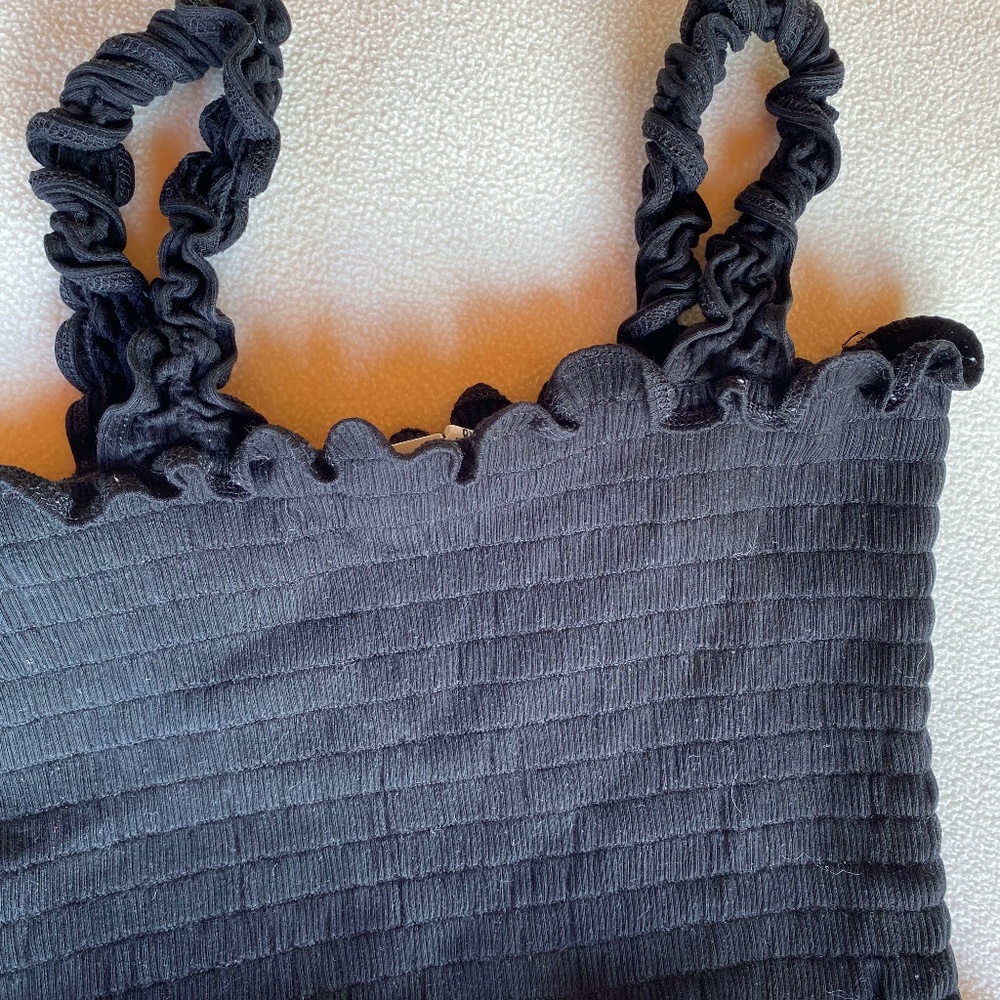 Reformation Jeans black tank size L